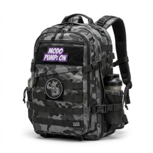 Mochila Militar 45 L · Camuflaje Gris — Flex Gear