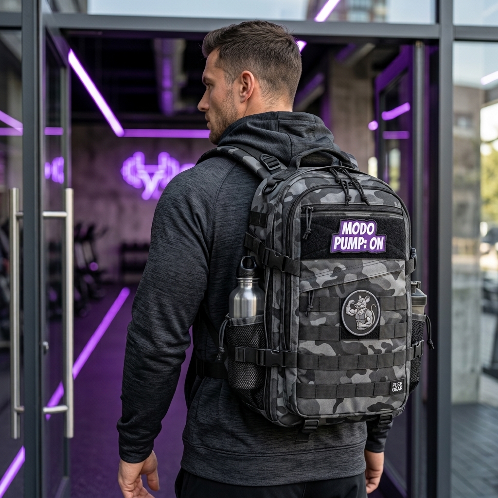 Mochila Militar 45 L · Camuflaje Gris — Flex Gear