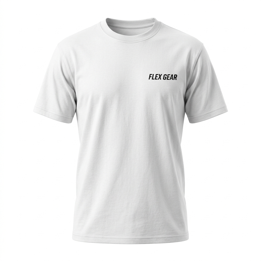 Camiseta Básica Flex · Blanco — Flex Gear