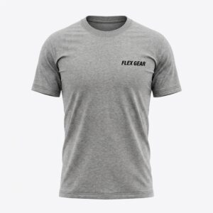 Camiseta Básica Flex · Gris jaspeado — Flex Gear