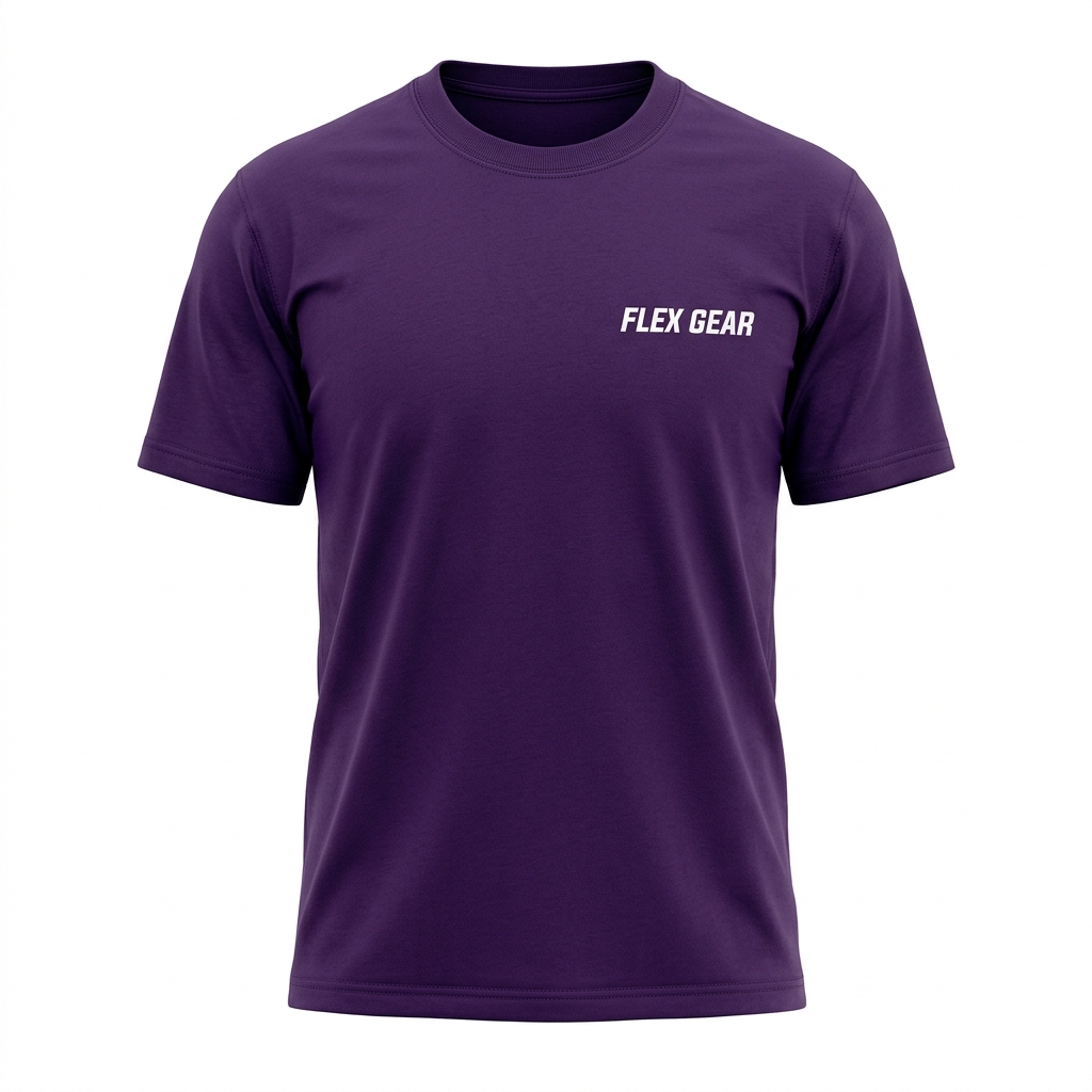 Camiseta Básica Flex · Morado — Flex Gear