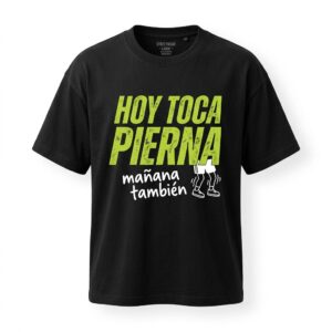 Camiseta Oversize «Hoy Toca Pierna» — Flex Gear