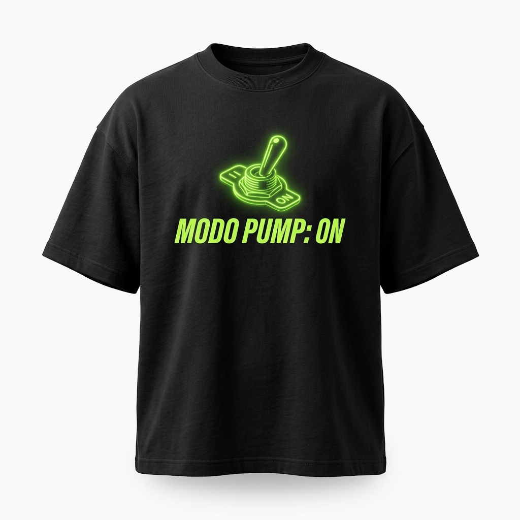 Camiseta Oversize «Modo Pump: ON» — Flex Gear