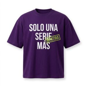 Camiseta Oversize «Solo una Serie Más» — Flex Gear