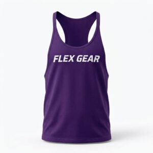 Camiseta de Tirantes Stringer · Morado — Flex Gear